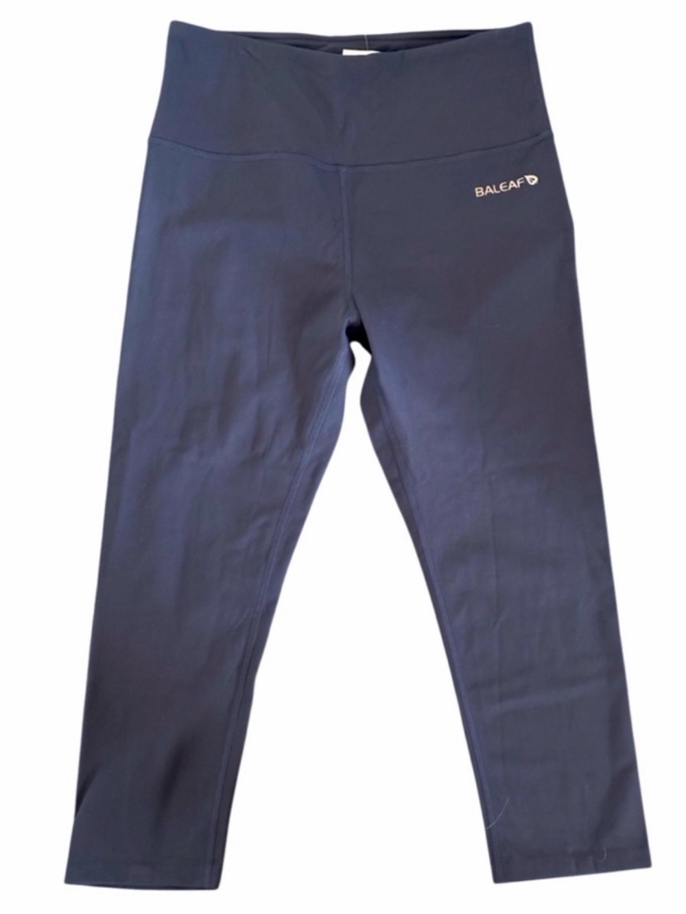 NWT Baleaf High Waisted Capri Yoga Leggings Dark Blue Small